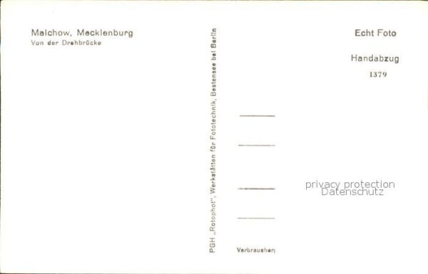 Malchow Partie an der Drehbrücke Segelschiff – Bild 2