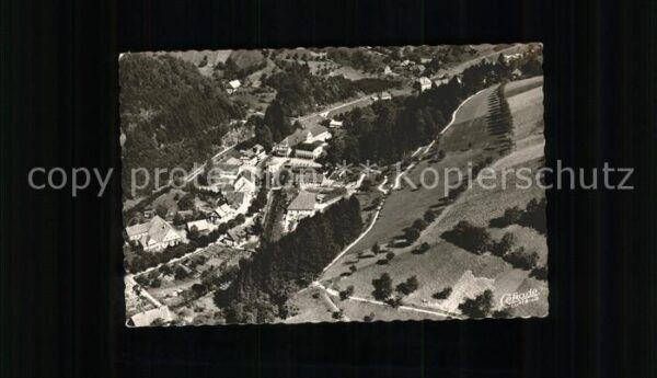Bad Peterstal-Griesbach Kurviertel mit Kurhaus Fliegeraufnahme