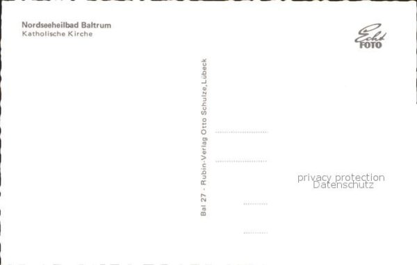 Baltrum Nordseebad Kath Kirche – Bild 2