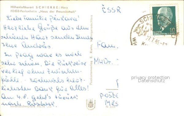 Schierke Harz FDGB Ferienheim HdF – Bild 2