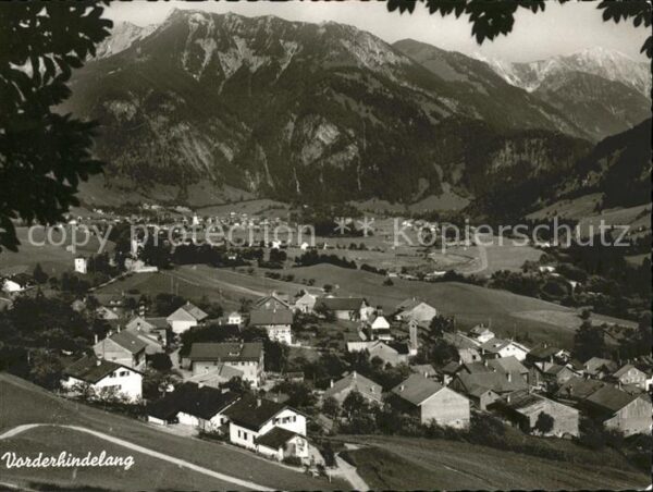 Vorderhindelang mit Iseler Allgäuer Alpen