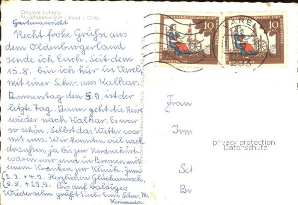 Varel Jadebusen St.-Johannes-Stift Fliegeraufnahme – Bild 2