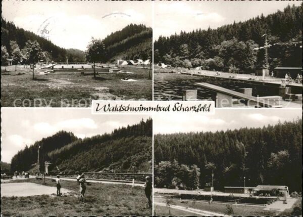 Scharzfeld Waldschwimmbad Teilansichten