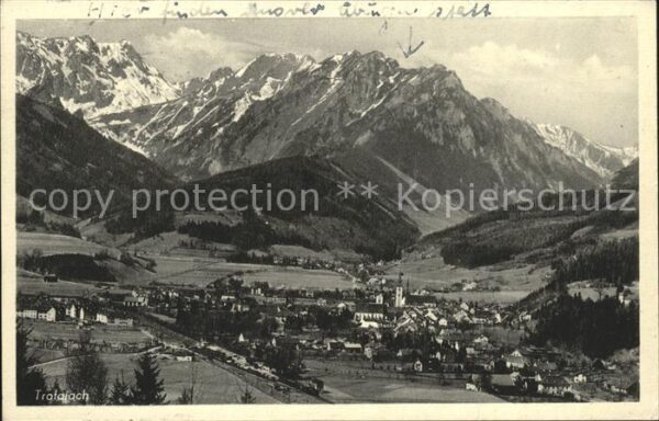 Trofaiach Gesamtansicht mit Alpenpanorama
