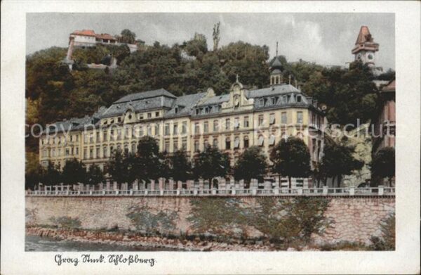 Graz Steiermark Schlossberg mit Uhrturm