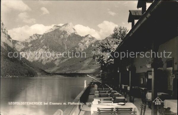 Eisenerz Steiermark Leopoldsteinersee mit Pfaffenstein Hoch