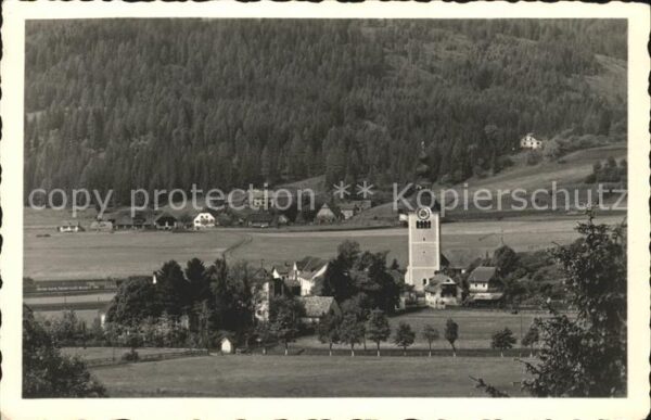 St Marein bei Neumarkt Steiermark Ortsansicht mit Kirche