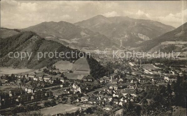 Kapfenberg Gesamtansicht mit Gussstahlfabrik Gebr.