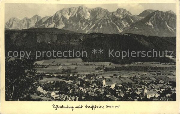 Schladming Obersteiermark Panorama mit Dachstein