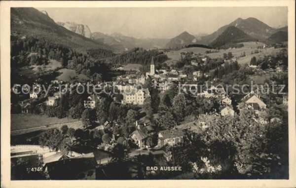 Bad Aussee Steiermark Gesamtansicht Salzkammergut
