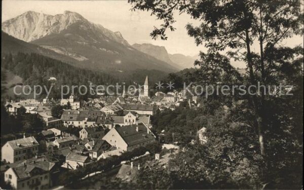 Bad Aussee Steiermark Totalansicht Dachsteingebirge Salzkamme