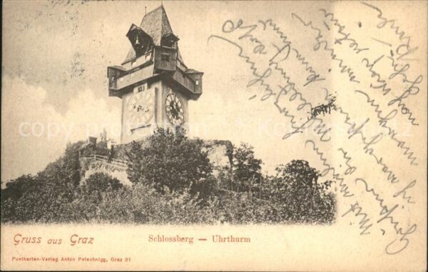 Graz Steiermark Uhrturm auf dem Schlossberg