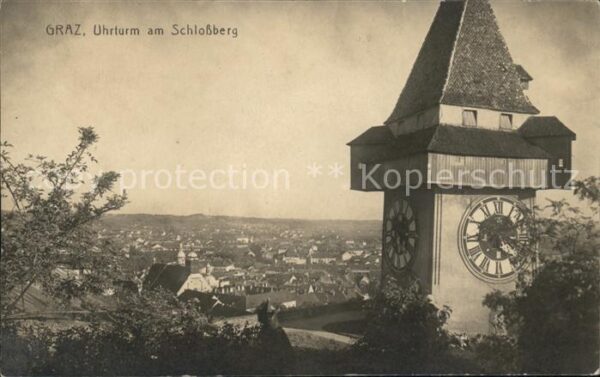 Graz Steiermark Uhrturm am Schlossberg