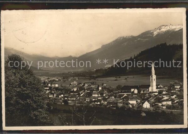 Rottenmann Steiermark Gesamtansicht mit Alpenpanorama