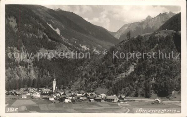 Laengenfeld Oetztal Gesamtansicht mit Alpenblick