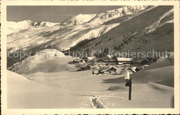 Obergurgl Soelden Tirol Gesamtansicht Wintersportplatz