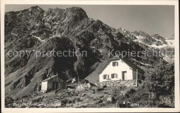 Umhausen Tirol Frischmannhütte am Fundusfeiler Schutzh