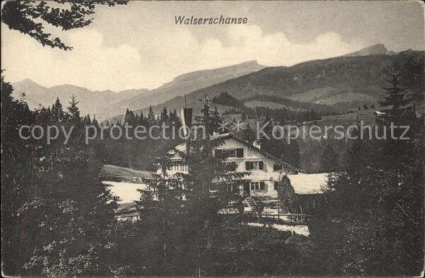Riezlern Kleinwalsertal Vorarlberg Grenzgasthof Walserschanz