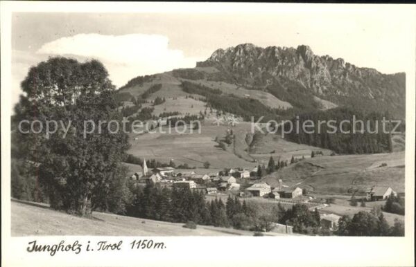 Jungholz Tirol Panorama Deutsches Zoll- und Wirtschaft