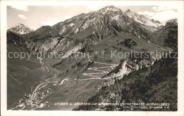 Stuben Vorarlberg am Arlberg Flexenstrasse Gebirgspass