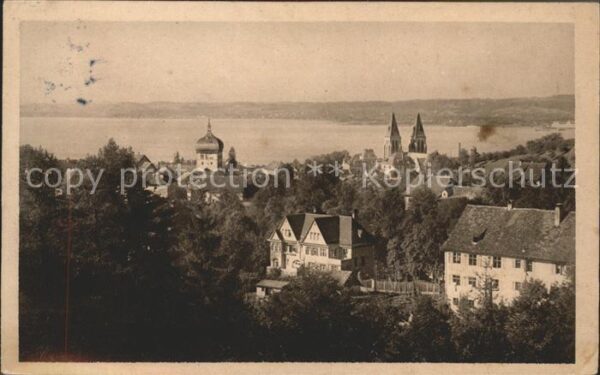 Bregenz Vorarlberg Blick über die Altstadt Bodensee