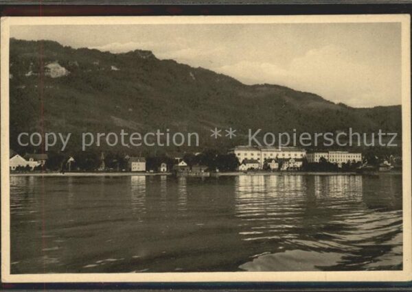 Bregenz Vorarlberg Kasernen Blick vom Bodensee aus Kupfert