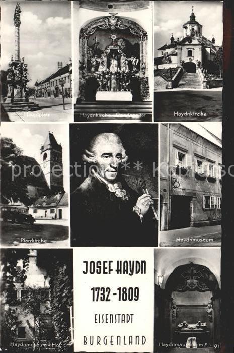 Eisenstadt Josef Haydn Kirche Hauptplatz Museum Pf
