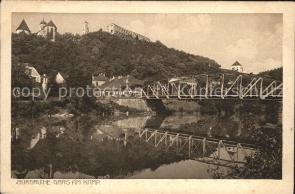 Gars Kamp Burgruine Gars Brücke