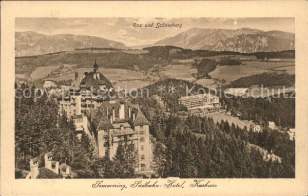 Semmering Niederoesterreich Südbahn Hotel Kurhaus