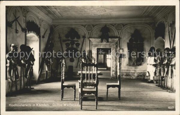 Burg Hochosterwitz Schloss Hochosterwitz Dritter Waffensaa