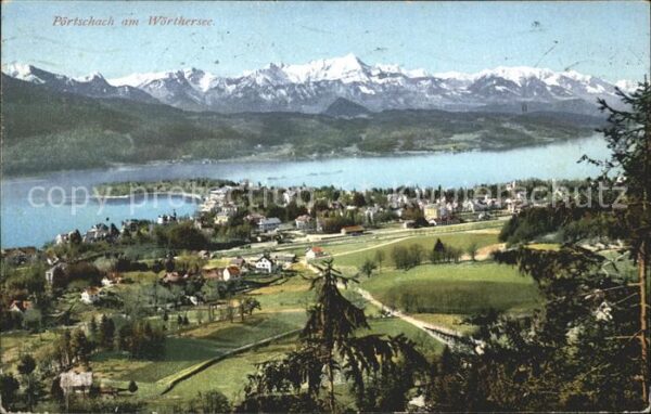 Poertschach Woerthersee Panorama Wörthersee