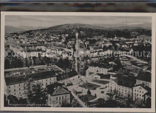 Klagenfurt Woerthersee Fliegeraufnahme