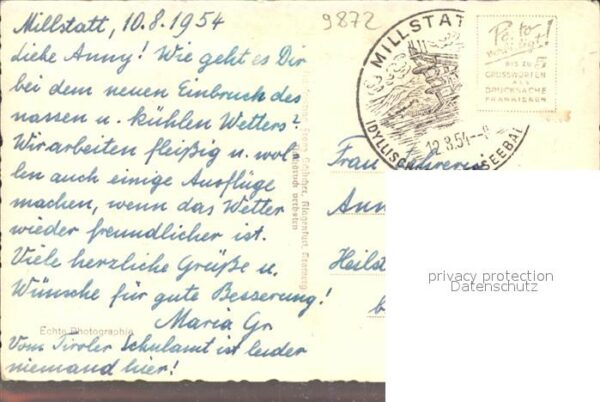 Millstatt Millstaettersee Teilansicht – Bild 2
