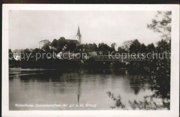 Wieselburg Brücke am Zusammenfluss der gr und kl E