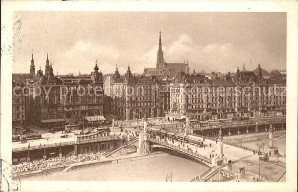 Wien Ferdinandsbrücke und Kai