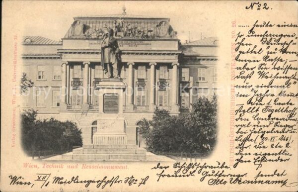 Wien Technik und Resselmonument