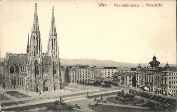 Wien Maximiliansplatz und Votivkirche