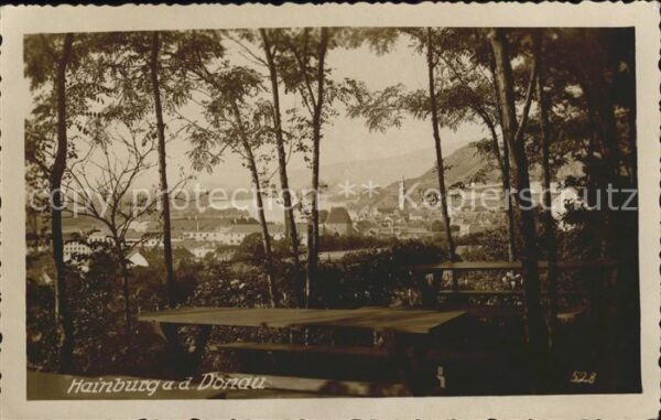 Hainburg Donau Ortsblick