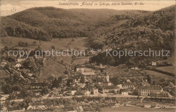 Alland Niederoesterreich Ortsblick