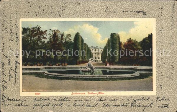 Wien Schönbrunn Schloss Allee
