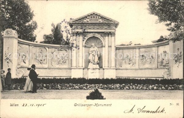 Wien Grillparzer Monument