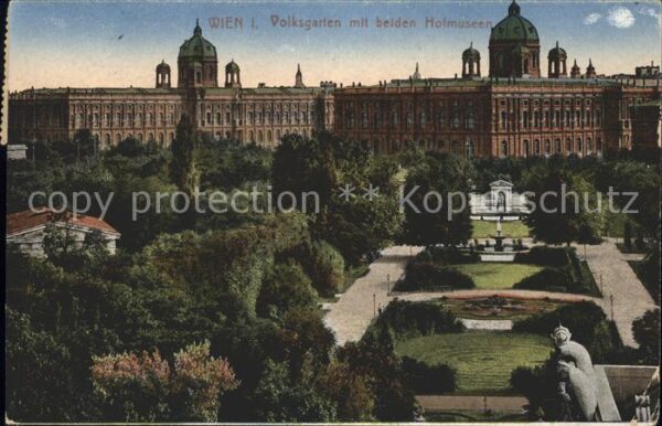 Wien Volksgarten mit Museen