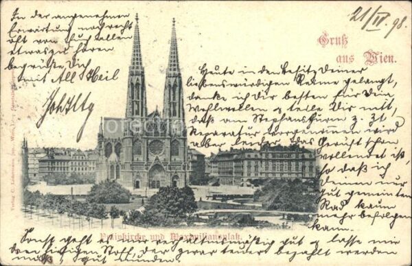 Wien Votivkirche und Maximilianplatz