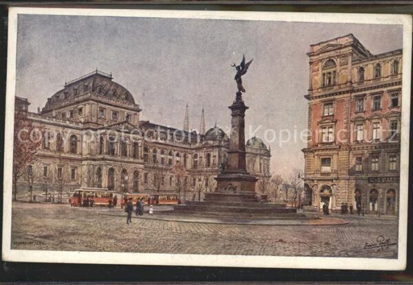 Wien Universität und Liebenberg Denkmal