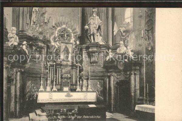 Wien Altar der Peterskirche