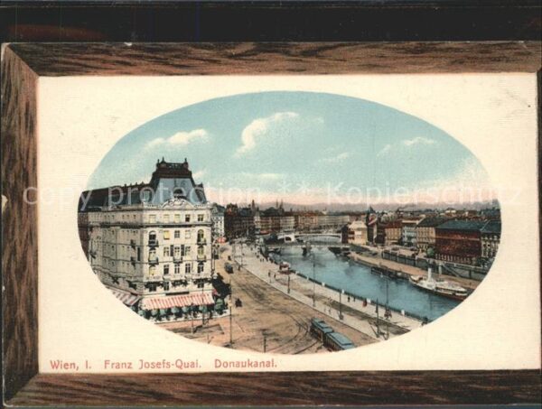 Wien Franz Josefs Quai Donaukanal