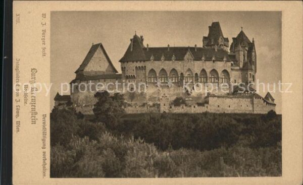 Leobendorf Niederoesterreich Burg Kreuzenstein Nordseite
