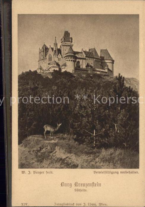 Leobendorf Niederoesterreich Burg Kreuzenstein Südseite
