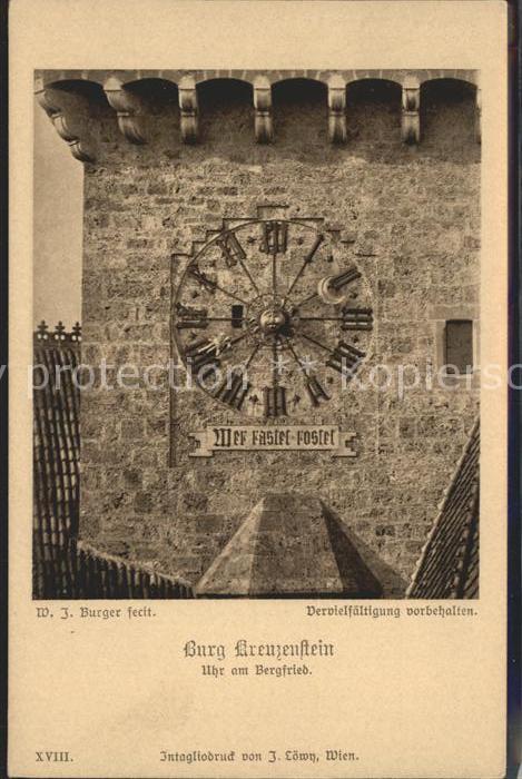 Leobendorf Niederoesterreich Burg Kreuzenstein Südseite