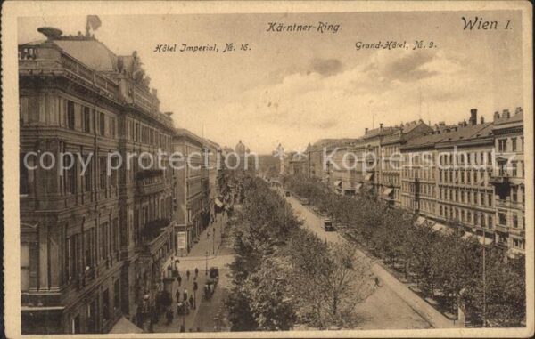 Wien Kärntner Ring Hotel Imperial und Grand